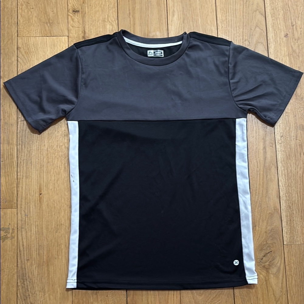 RBX Gray and Black Athletic T-Shirt